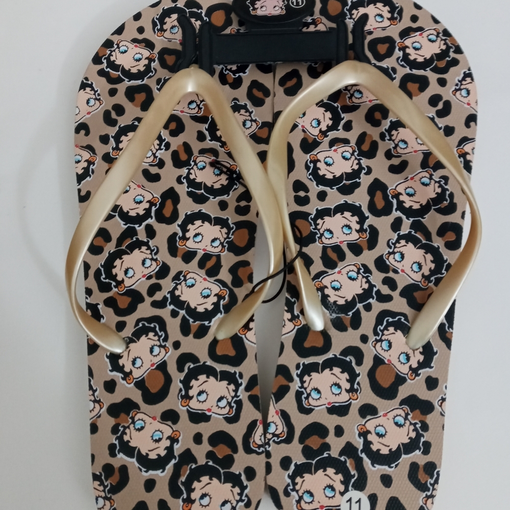 Betty Boop Flip Flops Size 11